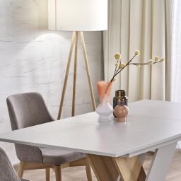 TK Lighting Tokyo lampa stojąca 1x15 beżowy/jasne drewno 5284