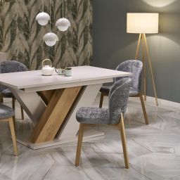 TK Lighting Tokyo lampa stojąca 1x15 beżowy/jasne drewno 5284