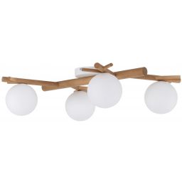 TK Lighting Sheron lampa podsufitowa 4x6 W biała 5309