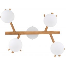 TK Lighting Sheron lampa podsufitowa 4x6 W biała 5309