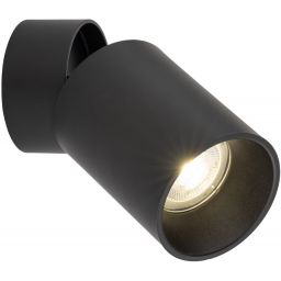 TK Lighting Logan kinkiet 1x10W czarny 5372