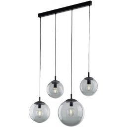 TK Lighting Esme lampa wisząca 4x15 W grafitowa 5381