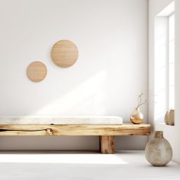 TK Lighting Luna kinkiet 4x6W drewno 5449