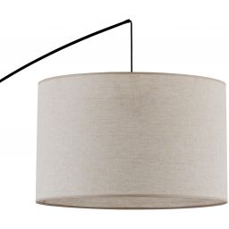 TK Lighting Moby lampa stojąca 1x15W beżowa/czarna 5486