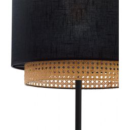 TK Lighting Boho Black lampa stojąca 1x15W czarny/beżowy 5568