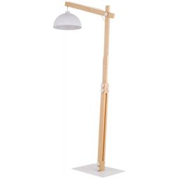 TK Lighting Oslo lampa stojąca 1x15W sosna/biała 5592