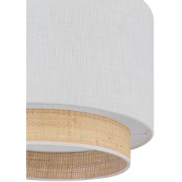 TK Lighting Boho lampa wisząca 1x15 W biała 5653