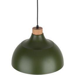 TK Lighting Cap lampa wisząca 1x15W zielona 5665