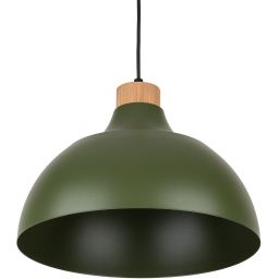 TK Lighting Cap lampa wisząca 1x15W zielona 5665