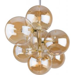 TK Lighting Estera lampa wisząca 7x6W złota 5668