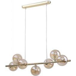 TK Lighting Estera lampa wisząca 7x6W złota 5668