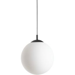 TK Lighting Esme lampa wisząca 1x15W czarny/biały 5670