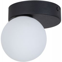 TK Lighting Bianca Black lampa podsufitowa 1x6W czarny/biały 5681