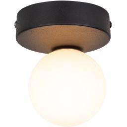 TK Lighting Bianca Black lampa podsufitowa 1x6W czarny/biały 5681