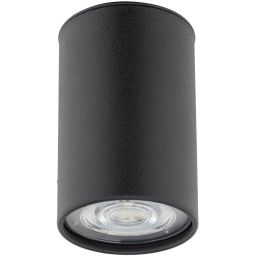 TK Lighting Top lampa podsufitowa 1x10 W czarna 5764