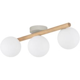 TK Lighting Estera lampa podsufitowa 3x8 W biała 5768