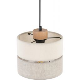 TK Lighting Eco lampa wisząca 1x15W jasne drewno 5770