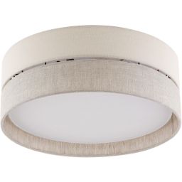 TK Lighting Eco plafon 3x15W szary/beżowy/biały 5775