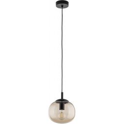 TK Lighting Vibe Topaz lampa wisząca 1x15W czarny/topaz 5826