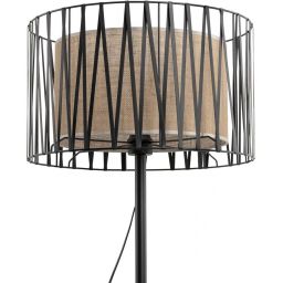 TK Lighting Harmony lampa stojąca 1x15W brązowy/czarny 5890