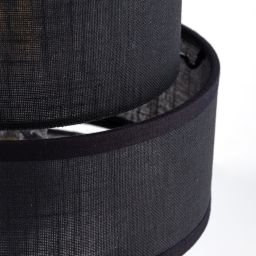 TK Lighting Calisto lampa stołowa 1x15W czarny 5895