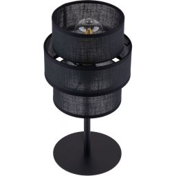 TK Lighting Calisto lampa stołowa 1x15W czarny 5895