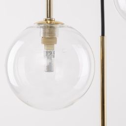 TK Lighting Nilos lampa wisząca 10x6 W czarna 5944