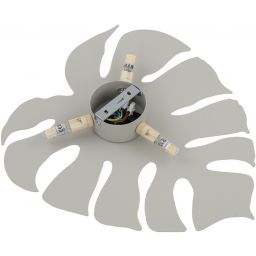 TK Lighting Monstera kinkiet 3x6W beżowy 5946