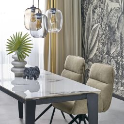 TK Lighting Elio lampa wisząca 3x15W czarny 5973