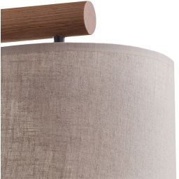 TK Lighting Deva Nature kinkiet 1x15W czarny/szary/beżowy 6106