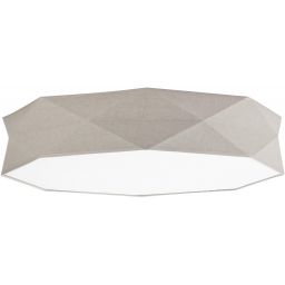 TK Lighting Kantoor plafon 6x15W beżowy/biały 6196