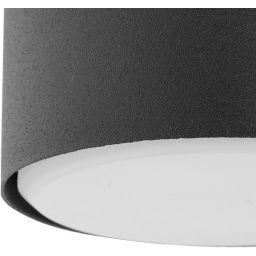 TK Lighting Dallas lampa podsufitowa 1x10 W czarna 6241