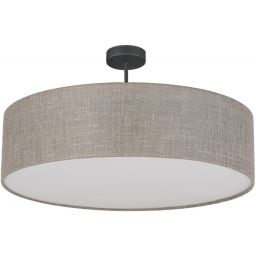 TK Lighting Rondo lampa podsufitowa 4x15W czarny/szarobeżowy 6248