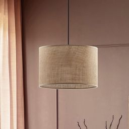 TK Lighting Juta lampa wisząca 1x15W brązowa 6580