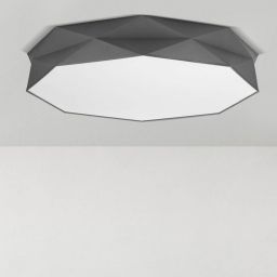 TK Lighting Kantoor plafon 6x15W grafit/biały 4223