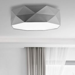 TK Lighting Kantoor plafon 4x15W grafit/biały 1566