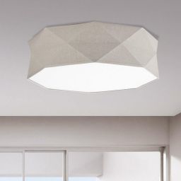 TK Lighting Kantoor plafon 4x15W beżowy/biały 6195