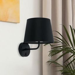 TK Lighting Maja kinkiet 1x15W czarny 1884