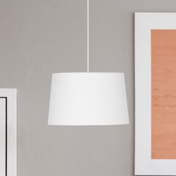 TK Lighting Maja lampa wisząca 1x15W biała 1883