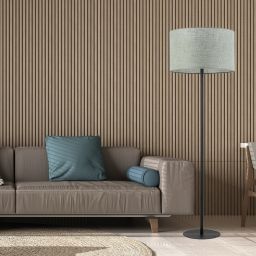 TK Lighting Earth lampa stojąca 1x15W zielony/czarny 5476