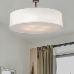 TK Lighting Rondo lampa podsufitowa 4x15W biały/czarny 4242