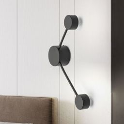 TK Lighting Avia Black kinkiet 2x10W czarny 6808