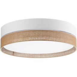 TK Lighting Linobianco plafon 4x15W biały/brązowy 6578