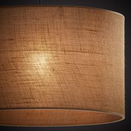 TK Lighting Juta lampa wisząca 3x15W brązowa 6582