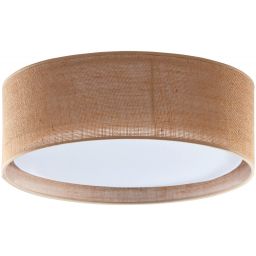 TK Lighting Juta plafon 4x15W biała/brązowa 6584