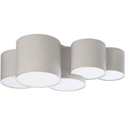 TK Lighting Mona plafon 5x15W beżowy 6593