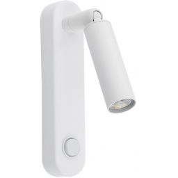 TK Lighting Enza kinkiet 1x6W biały 6620