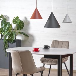 TK Lighting Cono lampa wisząca 3x15 W czarna 6633