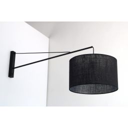 TK Lighting Grua kinkiet 1x15 W czarny 6639