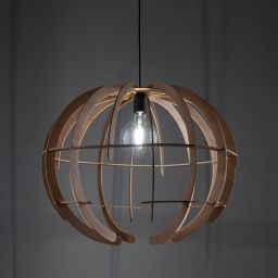 TK Lighting Venus lampa wisząca 1x15 W beżowa 6888